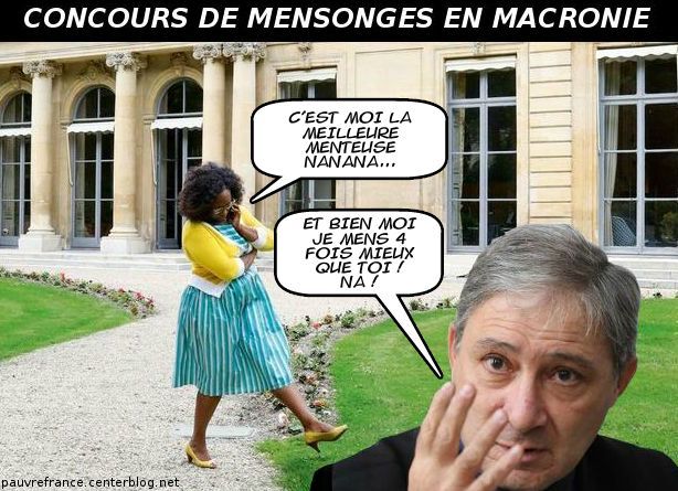 Le dessin du jour (humour en images) - Page 27 Macron_mensonges_1